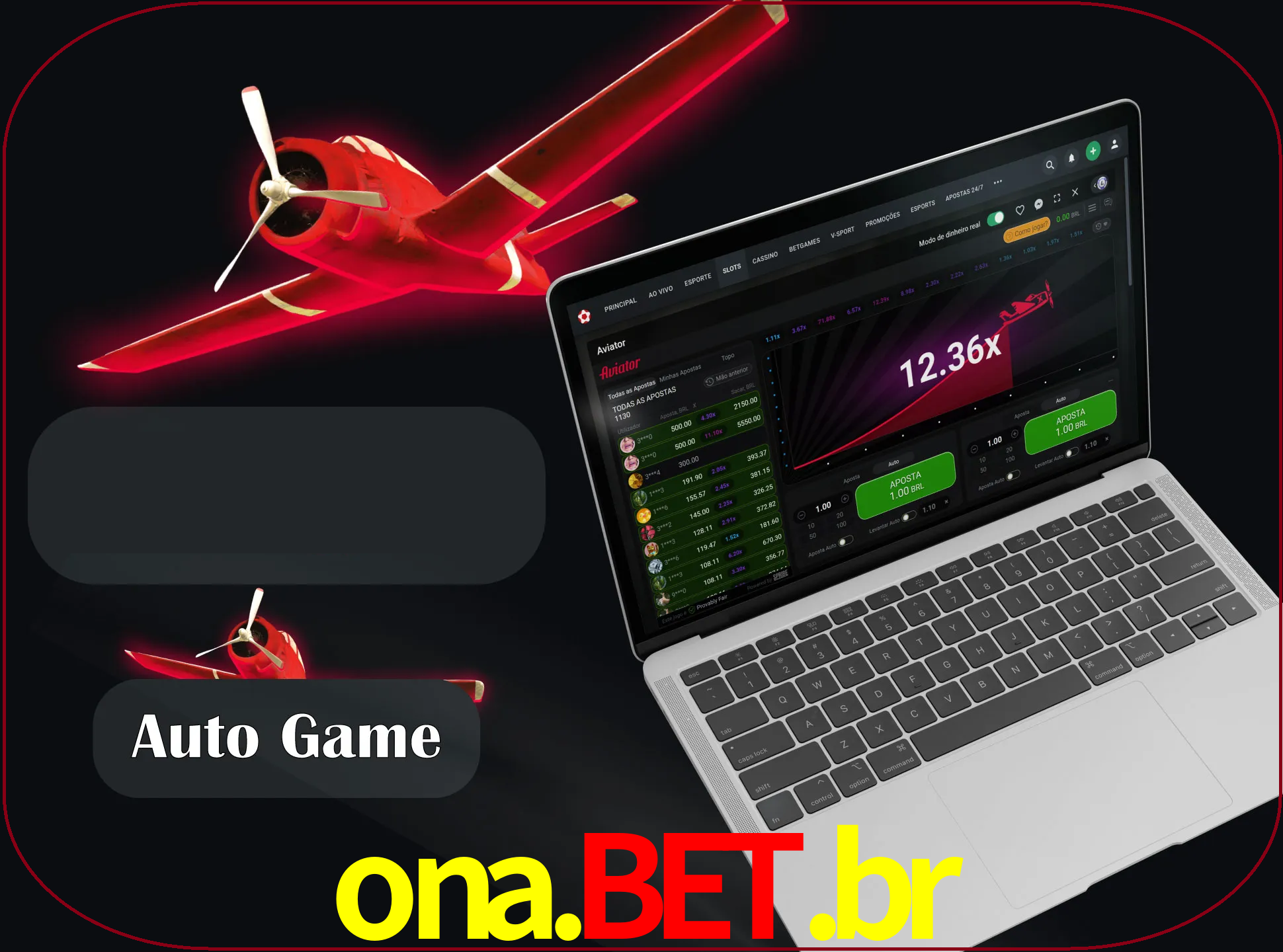 No modo automático, os jogos apostam e sacam seu dinheiro automaticamente.