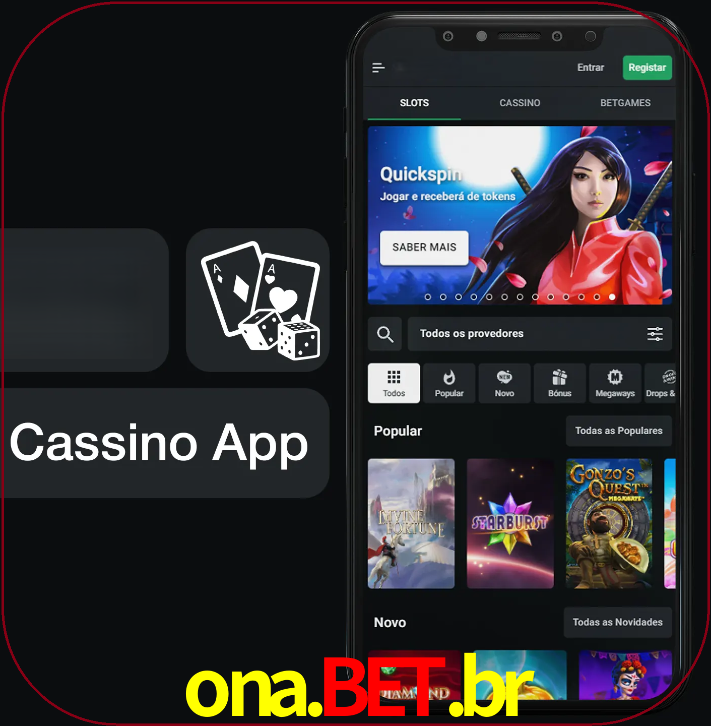 Jogue jogos de cassino e ganhe.