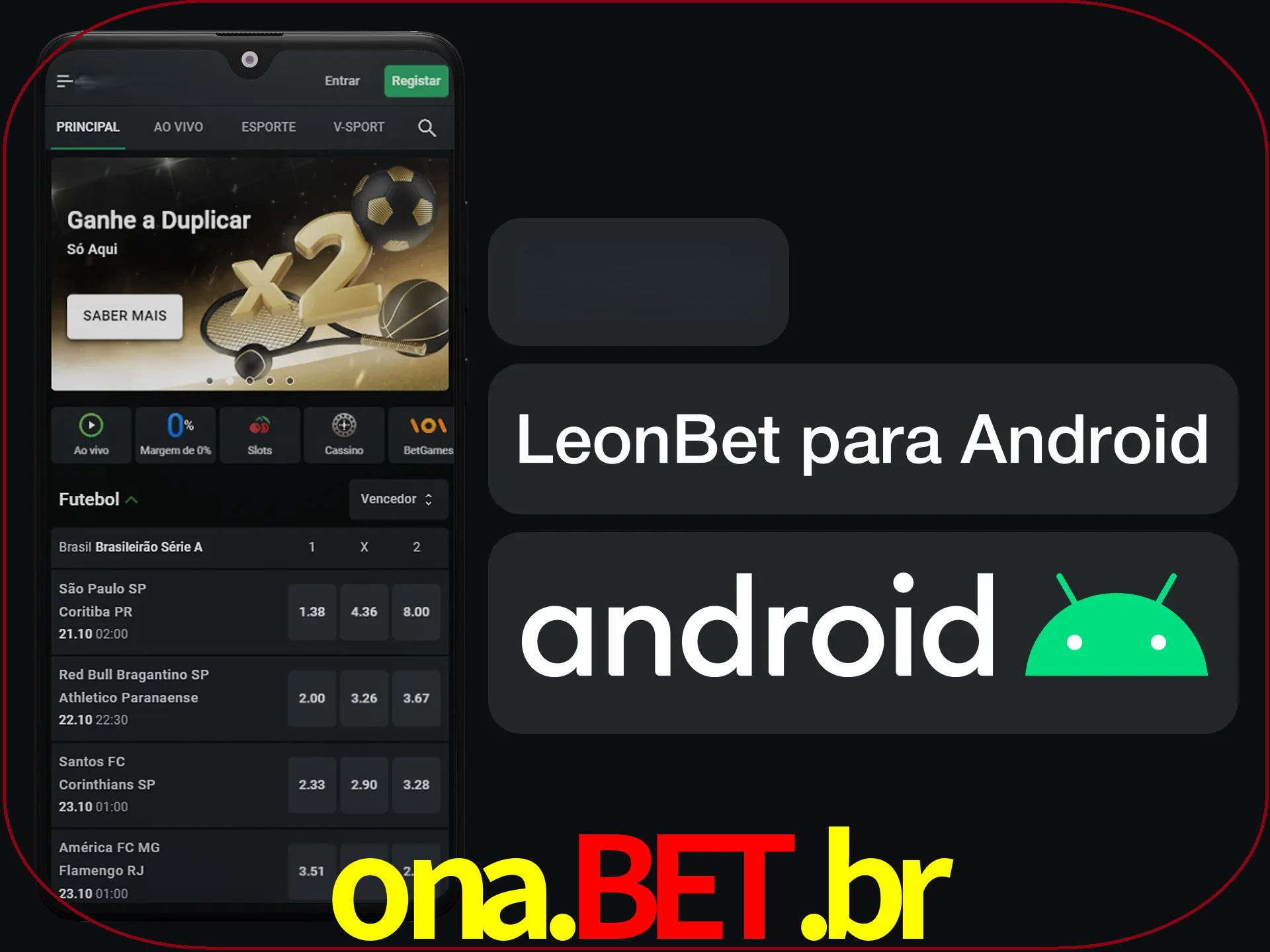Adquira sua versão poket de LeonBet.