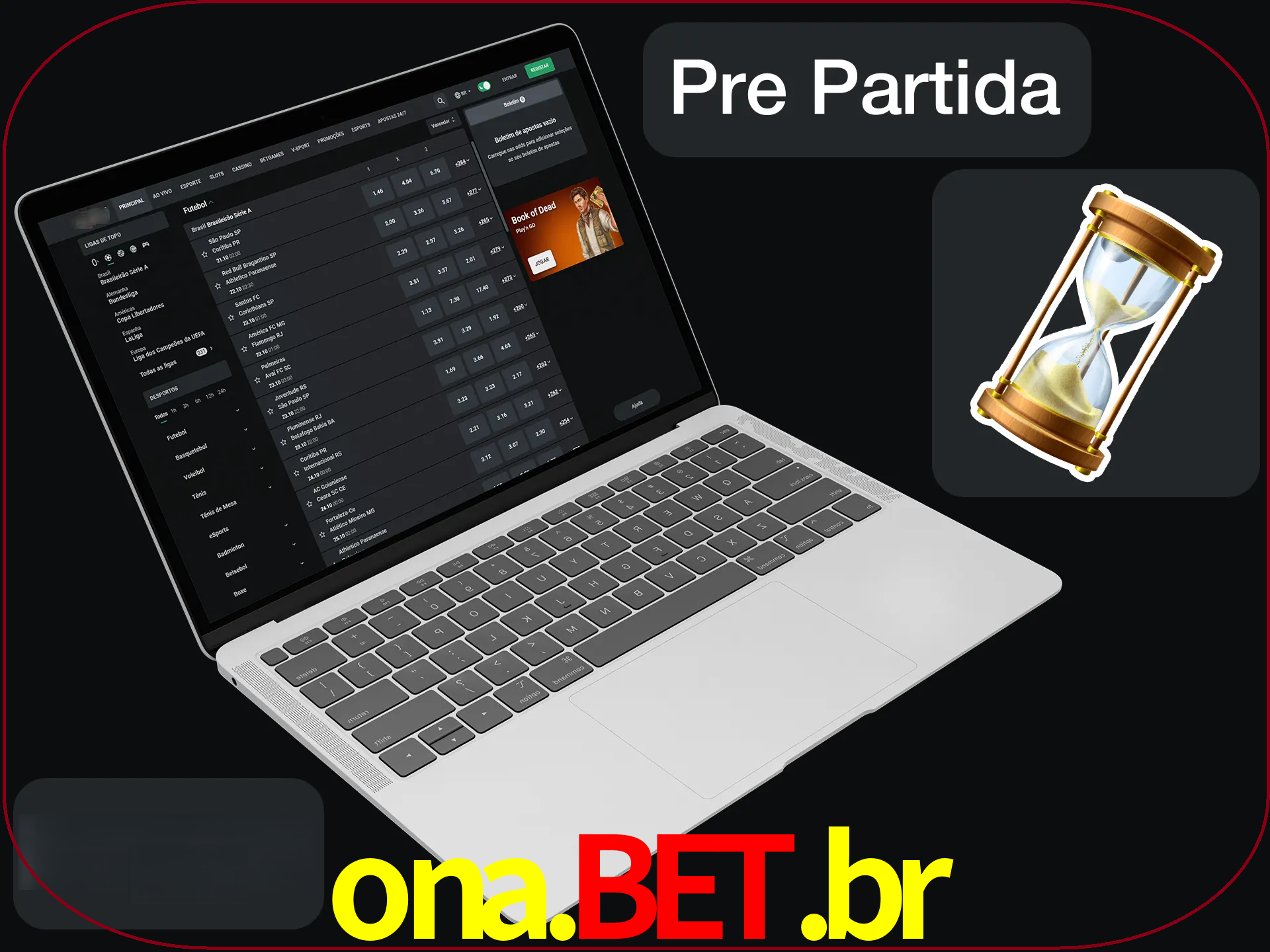 Fazer apostas em partidas futuras.