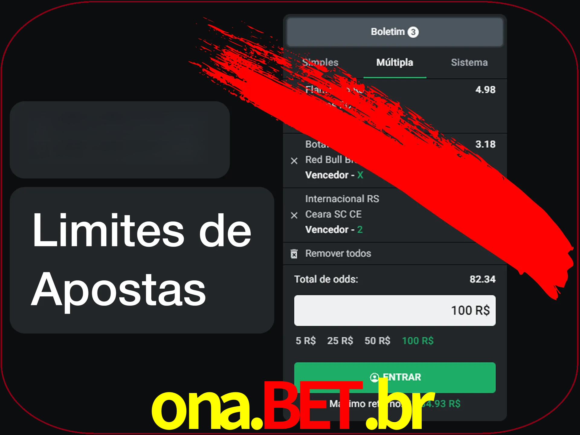 Não faça apostas loucas.